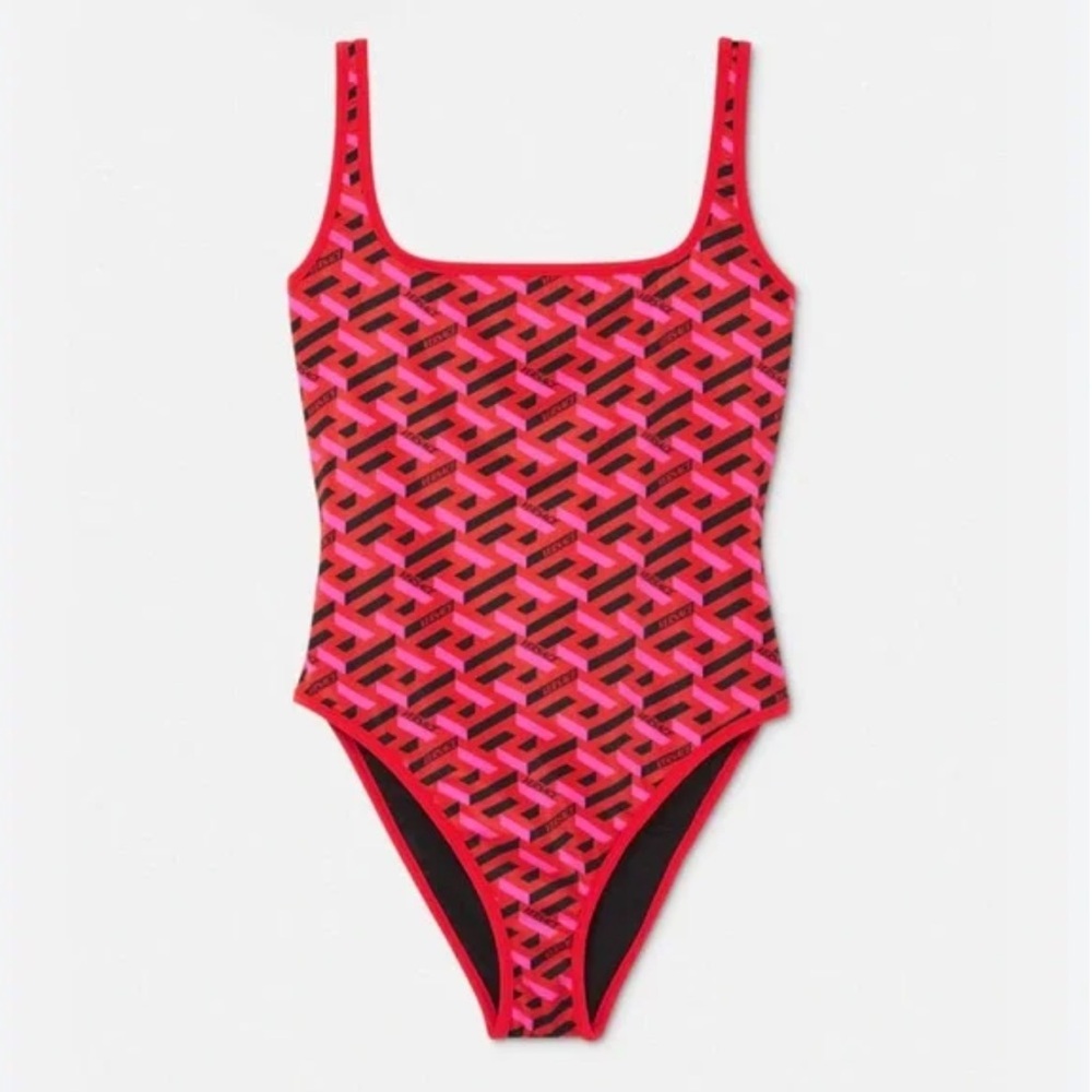 Versace Versace 'La Greca' Reversible One Piece swimsuit size 4 - Picture 5 of 13